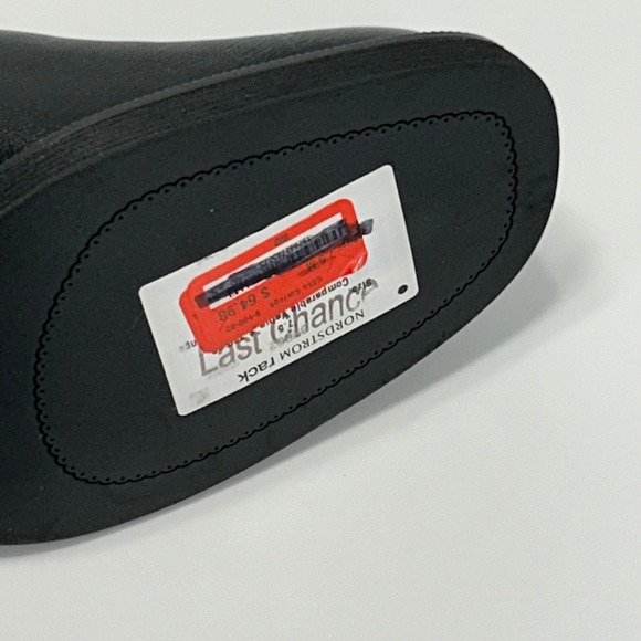 Franco Sarto Size 7.5 Black Over the Knee Boots Platform Square Toe Kelly NEW - Picture 11 of 12